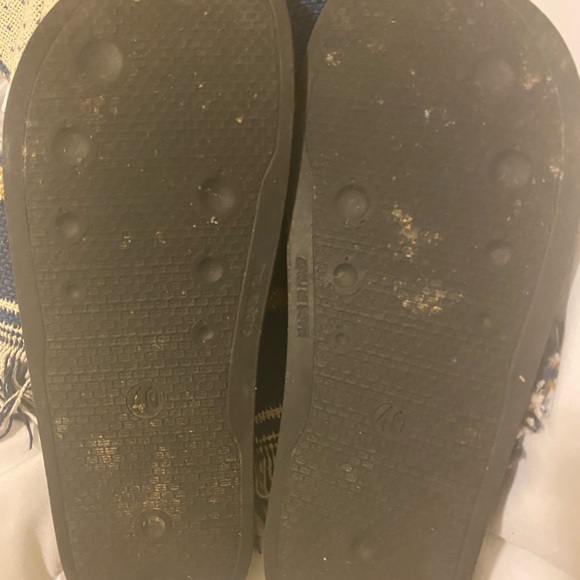 Off-White Men's Industrial Leather Slide Sandals - Picture 3 of 4